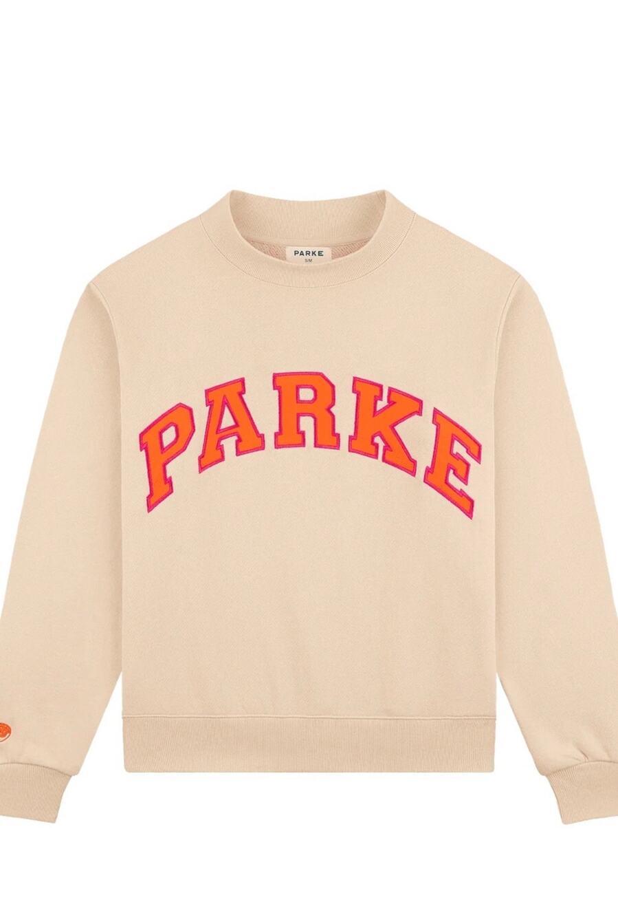 L/XL Parke x Dunkin' Varsity Mockneck Latte NEW